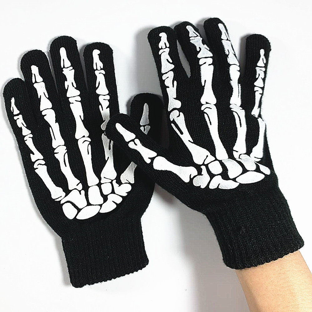 Glow-in-the-dark gloves